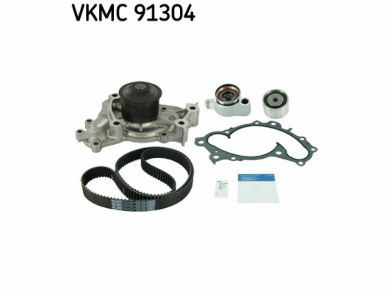 Belt tensioner kit with water pump