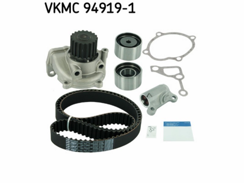 Belt tensioner kit with water pump