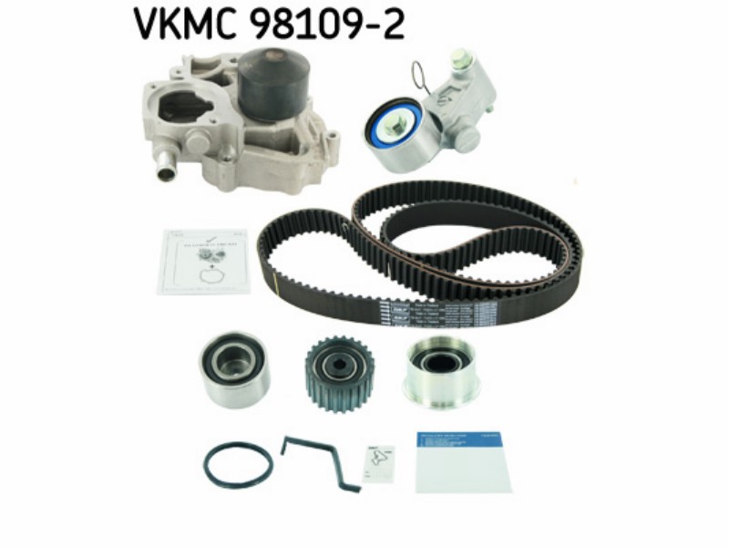 Belt tensioner kit with water pump