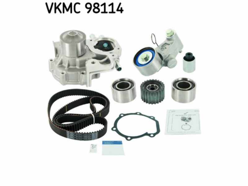 Belt tensioner kit with water pump