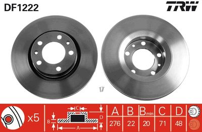 Dischi freno anteriore Peugeot 605 1989 1994