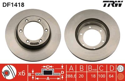 Dischi freno anteriore Toyota 4 runner 1990 1992