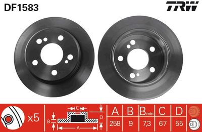 Dischi freno posteriore Mercedes e-class 1993 1995