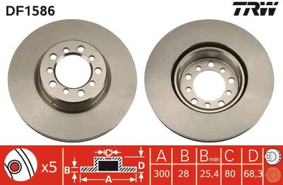 Dischi freno anteriore Mercedes s-class 1986 1991
