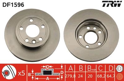 Dischi freno vcl anteriore Volkswagen Transporter T4 box 1992 1999
