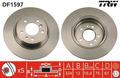 Dischi freno posteriore BMW 7 1994 2001