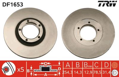 Dischi freno vcl anteriore Ford Transit box 1985 1987