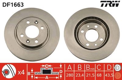 Dischi freno anteriore Saab 900 I 1986 1988