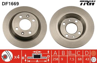 Dischi freno posteriore Saab 900 I 1991 1993