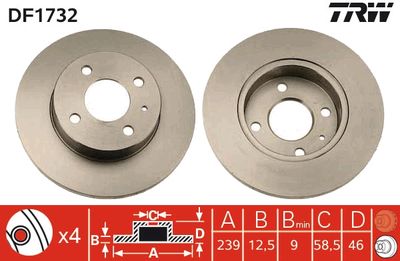 Dischi freno anteriore Alfa Romeo 33 1983 1989