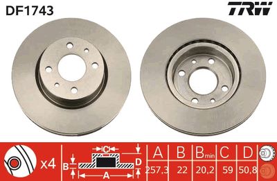 Dischi freno anteriore Alfa Romeo 164 1987 1990