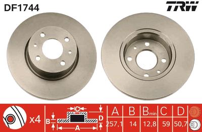 Dischi freno anteriore Fiat croma 1989 1996