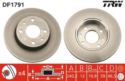 Dischi freno vcl anteriore Fiat Panda/fiorino/Y10 1994 1998