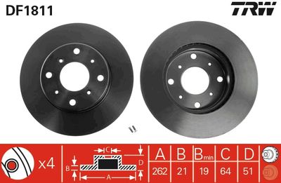 Dischi freno anteriore Rover 800 hatchback 1988 1991