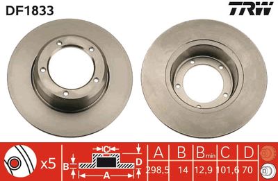 Dischi freno anteriore Land Rover defender 1990 1994