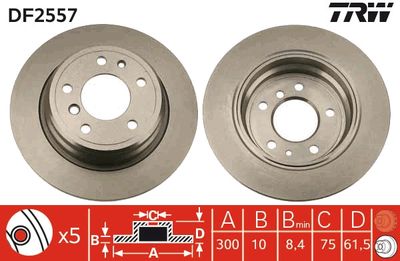 Dischi freno posteriore BMW 5 1988 1995