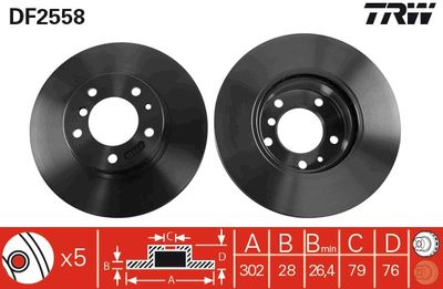 Dischi freno anteriore BMW 7 1987 1994