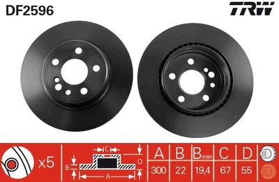 Dischi freno posteriore Mercedes s-class 1991 1998