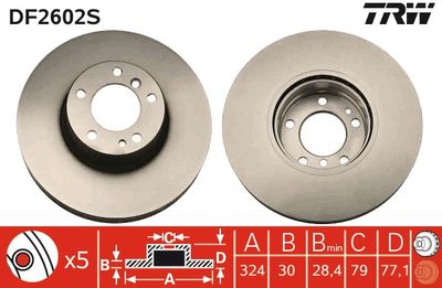 Dischi freno anteriore BMW 8 1996 1999