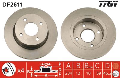 Dischi freno anteriore auto 1992 2000
