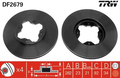 Dischi freno anteriore Rover 600 1996 1999