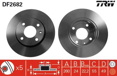 Dischi freno anteriore Ford escort VI 1992 1995