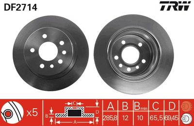 Dischi freno posteriore Opel omega b 2000 2003