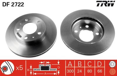 Dischi freno vcl anteriore Fiat Ducato 18/jumper/boxer 1 2001 2005