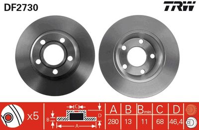 Dischi freno anteriore Audi A4 1995 2000