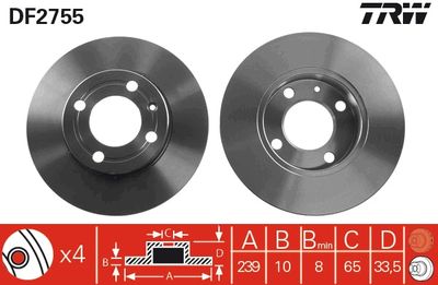 Dischi freno anteriore Volkswagen Polo /arosa 1994 1996