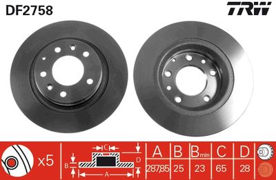 Dischi freno anteriore Volkswagen Golf III/Passat 1991 1997