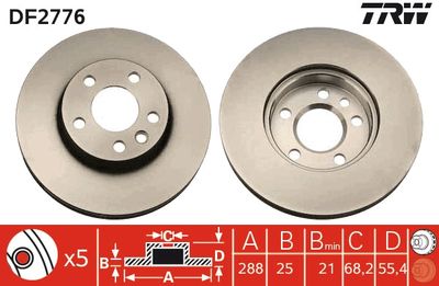 Dischi freno anteriore Ford galaxy/alhambra/Sharan 1996 2000