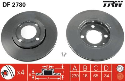 Dischi freno anteriore Volkswagen Polo/lupo t.t 1999 2005