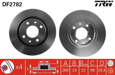 Dischi freno anteriore Peugeot 406 estate 1996 1999