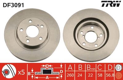 Dischi freno anteriore Subaru impreza estate 1995 1996