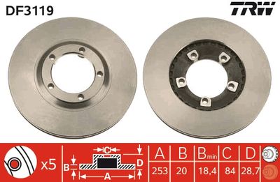 Dischi freno vcl anteriore Hyundai porter box 1994 2004