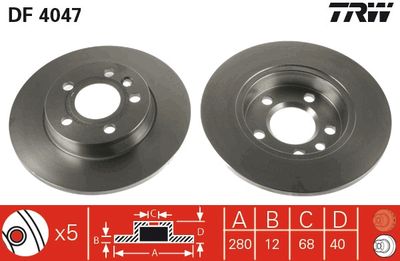 Dischi freno vcl posteriore Volkswagen Transporter T4 1996 2000