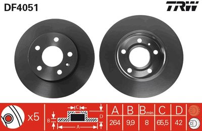 Dischi freno posteriore Opel Astra g estate 1998 2004
