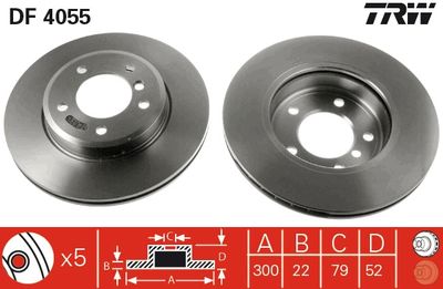 Dischi freno anteriore BMW serie 3 /Z3/Z4 2005 ->