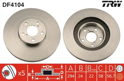 Dischi freno anteriore Subaru impreza saloon 2001 2002