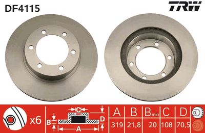 Dischi freno anteriore Toyota hilux pickup 2001 2004