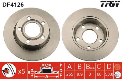 Dischi freno posteriore Audi A6 estate 1997 2005