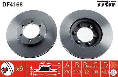 Dischi freno anteriore SsangYong korando 1993 1997