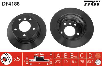 Dischi freno posteriore BMW Z3 1999 2003