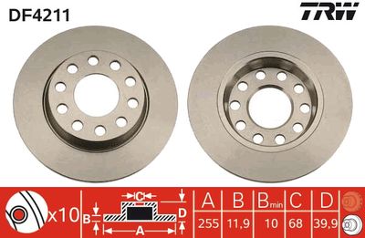 Dischi freno posteriore Audi A4 2001 2004