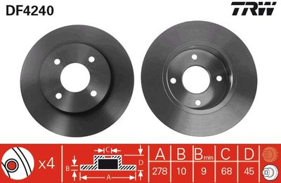 Dischi freno posteriore primera hatchback 1996 2002