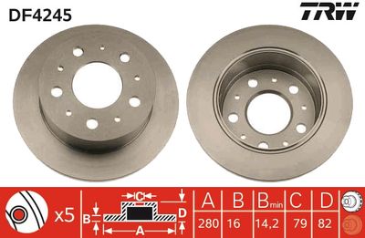 Dischi freno vcl posteriore Fiat Ducato/jumper/boxer con a 1994 2002