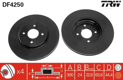 Dischi freno anteriore Ford Focus estate 2002 2004