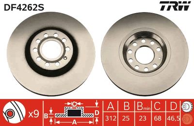 Dischi freno anteriore Audi A4/VW Passat/Skoda superb 2000 ->