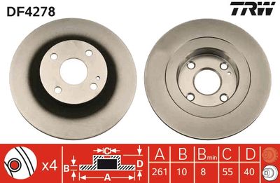 Dischi freno posteriore Mazda 323 s VI 1998 2004
